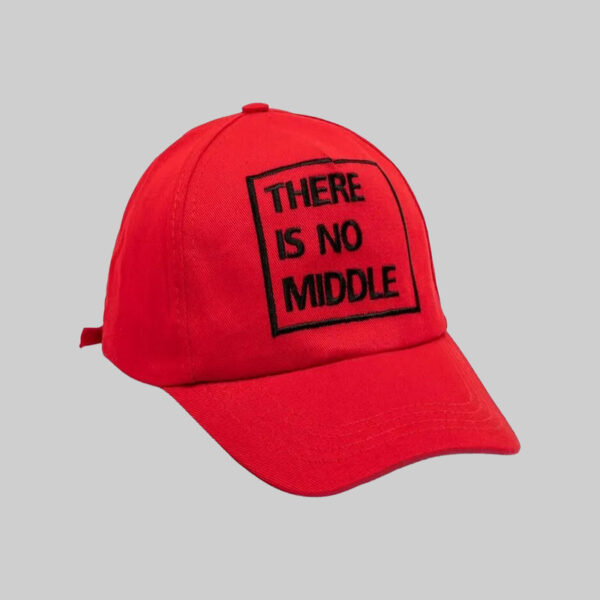 کلاه کپ مردانه مدل THERE IS NO MIDDLE kt 355